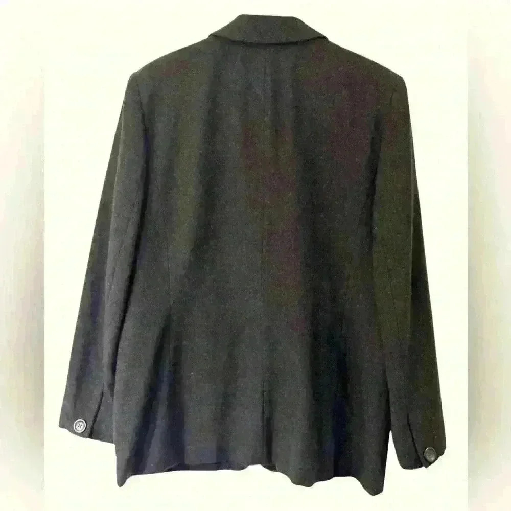 Pendleton Gray Wool Blazer Women's Size 12 Vintage Great Condition! - Picture 2 of 5